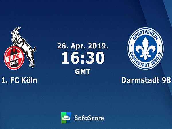 Nhận định Cologne vs Darmstadt, 023h30 ngày 26/4