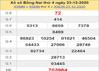 Thống kê KQXSDN ngày 30/12/2020- xổ số đồng nai