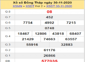 Thống kê xổ số đồng tháp ngày 07/12/2020 chuẩn xác