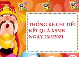 Thống kê chi tiết KQXSMB ngày 23/3/2021 hôm nay