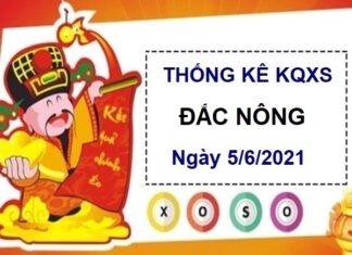 Thống kê KQXSDNO ngày 5/6/2021