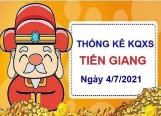 Thống kê KQXSTG ngày 4/7/2021