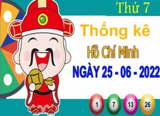 Thống kê XSHCM ngày 25/6/2022