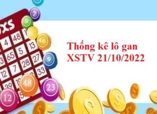 Thống kê lô gan XSTV 21/10/2022