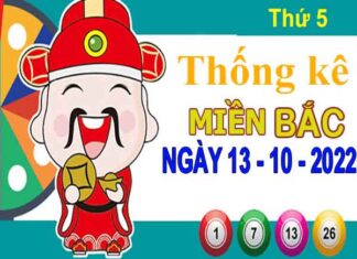Thống kê XSMB ngày 13/10/2022 - Thống kê KQ XS miền Bắc thứ 5