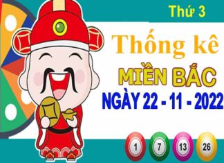 Thống kê XSMB ngày 22/11/2022 - Thống kê xổ số miền Bắc thứ 3