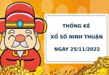 Thống kê soi cầu xổ số Ninh Thuận 25/11/2022 hôm nay chính xác