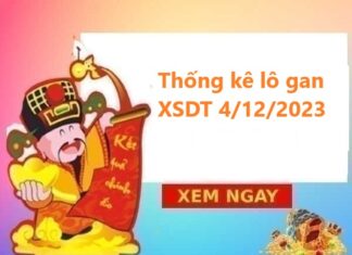 Thống kê lô gan XSDT 4/12/2023