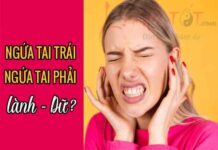 điềm báo ngứa tai trái