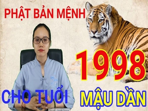 Phật bản mệnh tuổi Dần 1998 là ai?