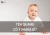 ý nghĩa tên quang