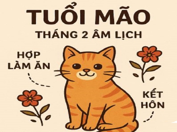 Tuổi Mão sinh tháng 2 âm lịch hợp tuổi nào làm ăn, kết hôn